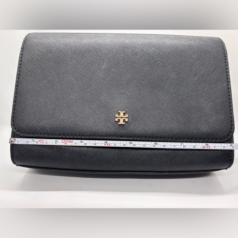 Tory Burch Women's Emerson Saffiano Leather Medium Adjustable Shoulder Bag - Picture 2 of 8